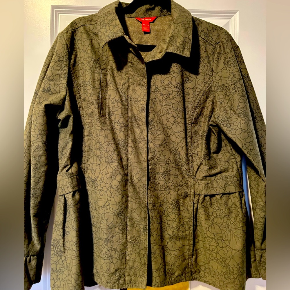 Floral Army Jacket